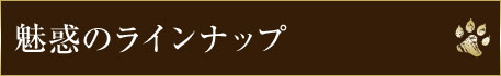 魅惑のラインナップ