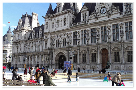 寒さ極まるフランスの2月