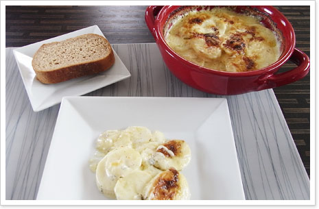 フォア・グラ＆かぼちゃのピュレ