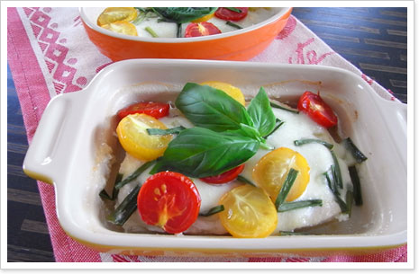 モッツァレラとパルメザンチーズ焼き若鳥胸肉