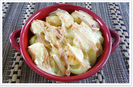 じゃがいもとマンステールチーズのグラタン