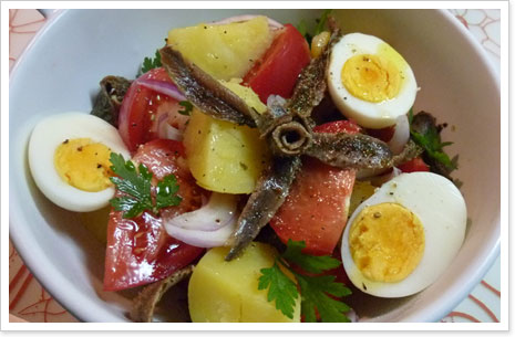 アンチョビサラダ -Salade d'anchois-