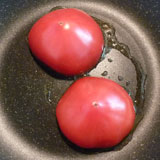 トマトを焼きます