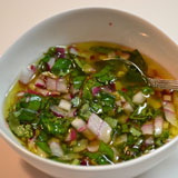 ドレッシングを作ります