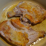 鶏肉を焼きます