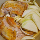 材料を焼きます