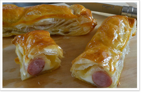 ソーセージのフユテ　-Feuilletes a la saucisse-