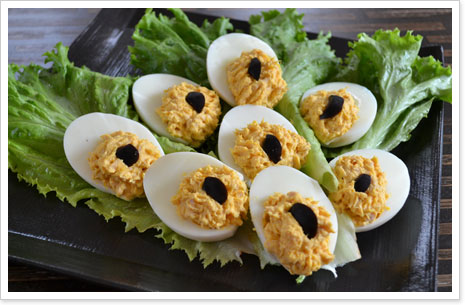 ツナ入りミモザ風卵 -Oeufs mimosa au thon-