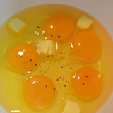 卵を準備します