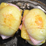 フライパンで焼きます