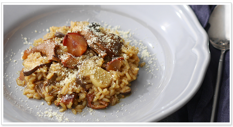 第6回目「ポルチーニと栗のリゾット」