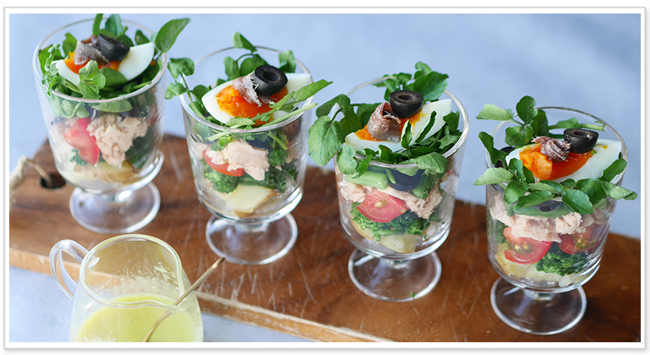 第12回目「ニース風サラダのグラス仕立て」