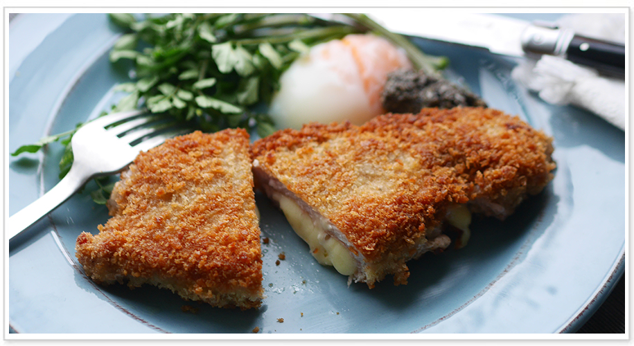 第13回目「豚肉のコルドンブルー風　タプナード添え」