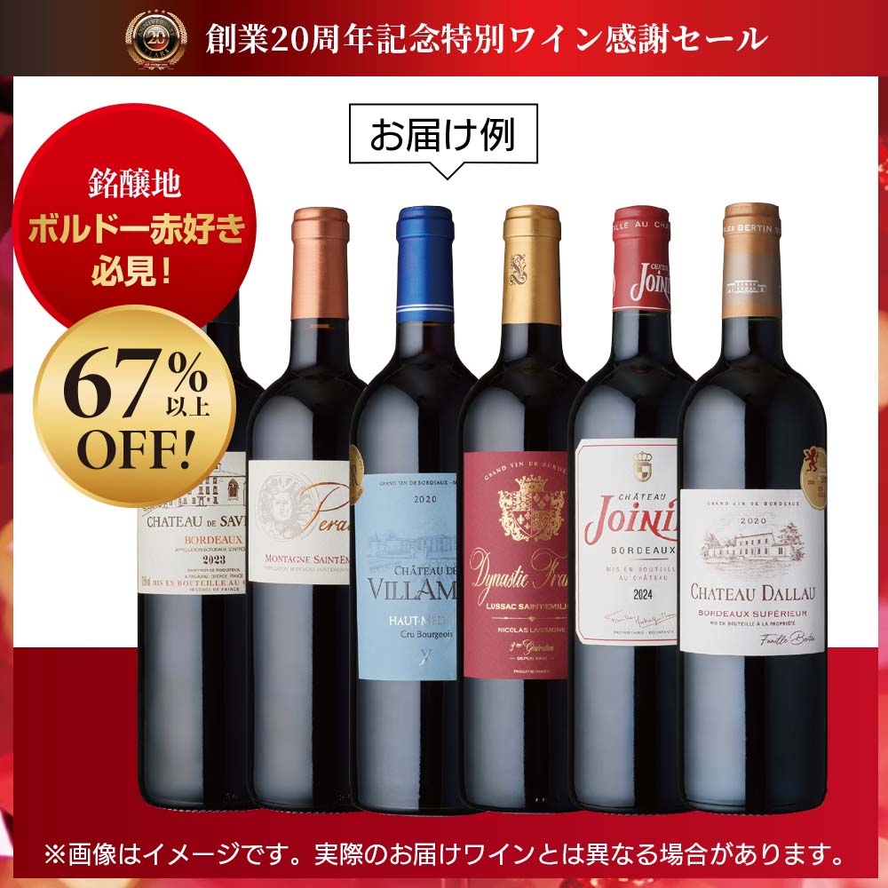 20周年記念ボルドー赤ワイン福袋