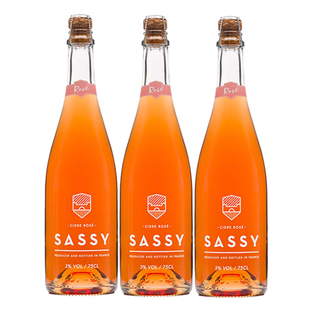SASSYシードル・ロゼ（750ml）3本セット